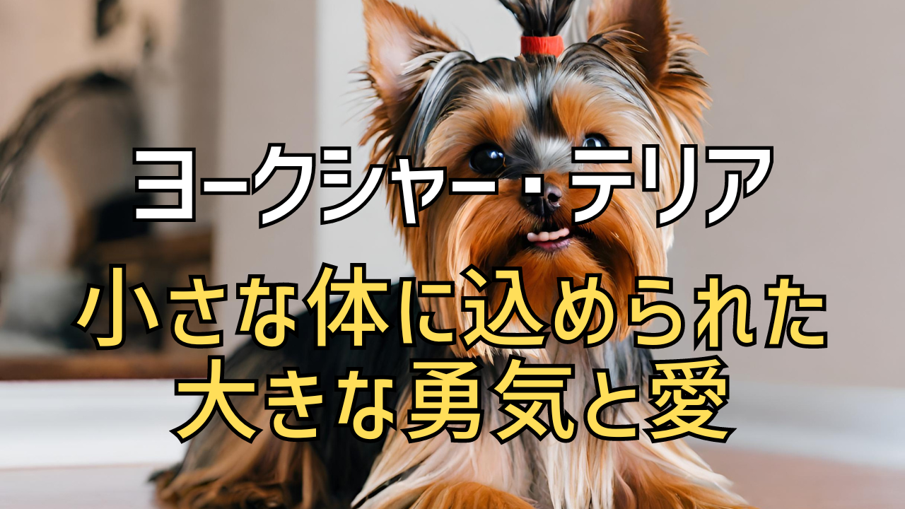 ヨークシャテリアとの暮らし